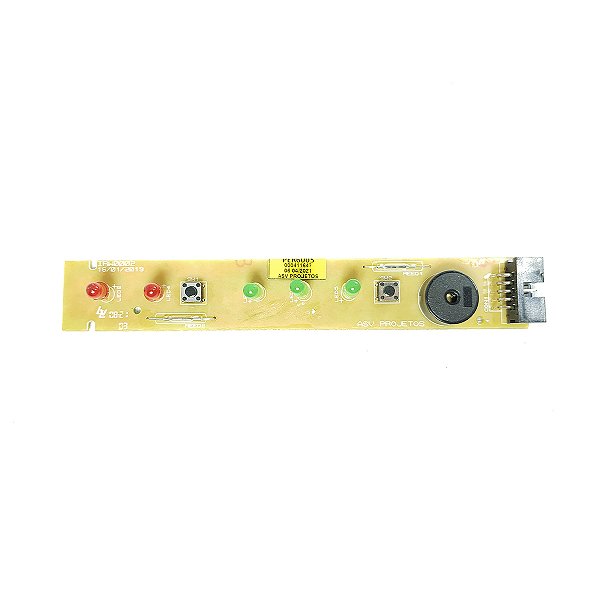 Placa De Interface PER6005 Bivolt Para Refrigeradores Brastemp BRM37 BRM43 ASV - 000411647