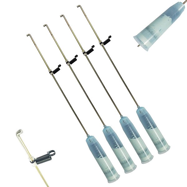 Kit Alado 4 Varas De Suspensão Lavadoras Electrolux 63cm LF80 LT08 LM06 LAC09 Alado - 7124114