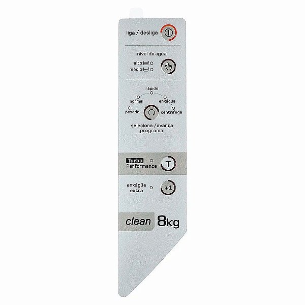 Painel Decorativo Para Lavadora De Roupas Brastemp BWC08 M&S - W10162698