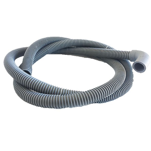 Mangueira Saída Água 1,94m Lavadora De Roupas Continental Electrolux Consul Bocal Curvo 21.5MM