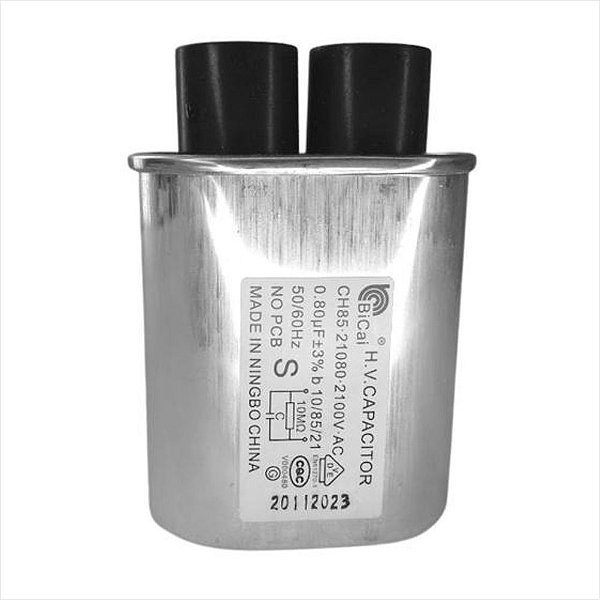 Capacitor 0,80 uf HV 127V Forno Microondas Electrolux A06762101
