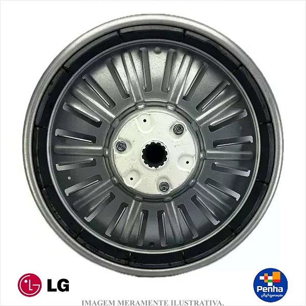 Rotor Motor Para Lava E Seca WD1250ERD WD1252RD LG 4413er1002f