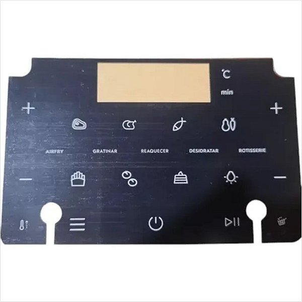 Painel de Controle Gris Para Air Fryer EAF50 Electrolux A24895301