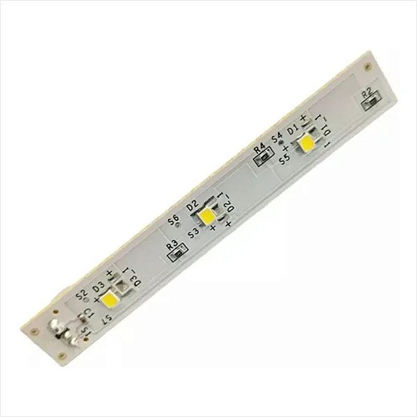 Placa de Iluminação Refond 3 Led Para Refrigerador IT55 IT55S DFN44 DFX44 IT70 IT70B IT70S IM7 IM7S Electrolux A15560904