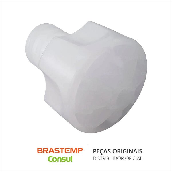 Pé Nivelador Plastico BRD32 CRD32 CRD34 CHA31 Whirlpool 326040775 Original Brastemp Consul