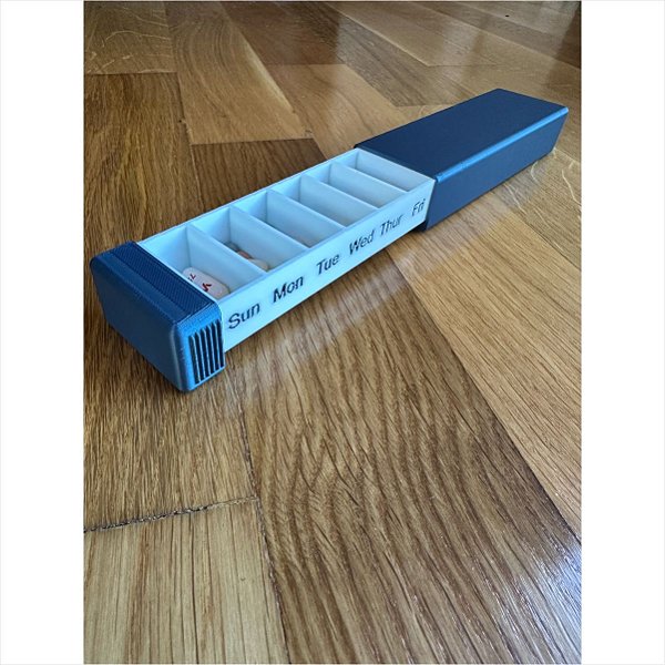 Porta Comprimidos Semanal Deslizante Solution 3D 191561