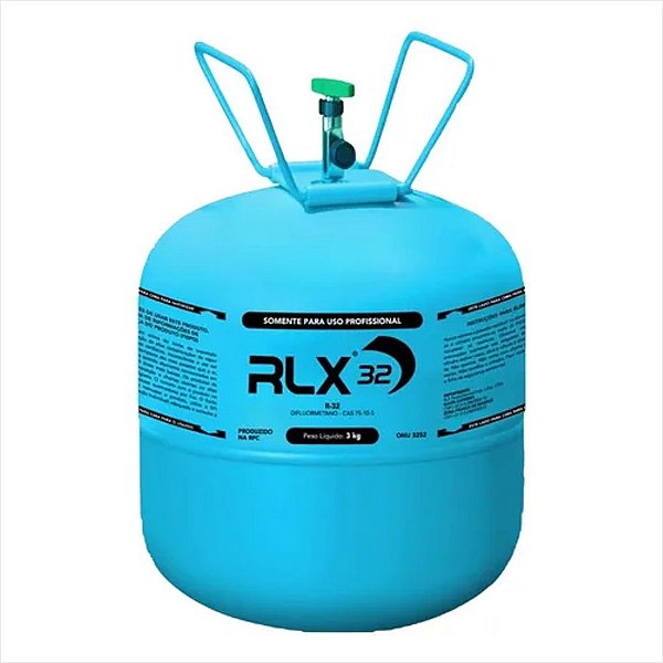 Gás Refrigerante RLX R32 HFC DAC 3KG - ONU 3252