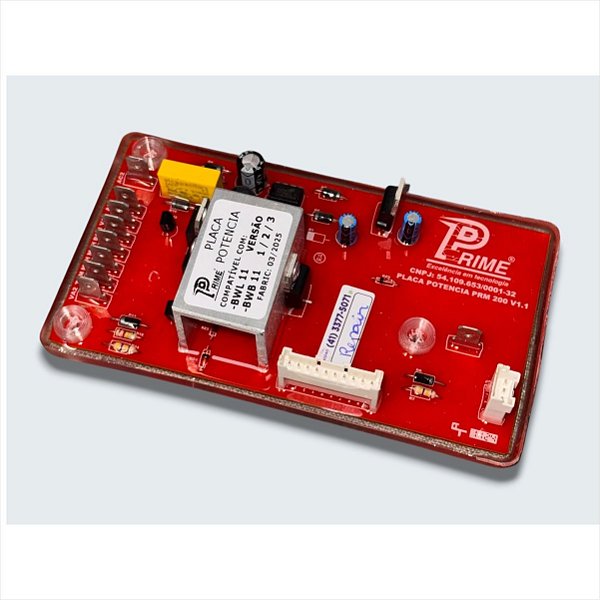 Placa Potência Bwl11 / Bwb11 1/2/3v Para Lavadora Brastemp 127/220v Prime
