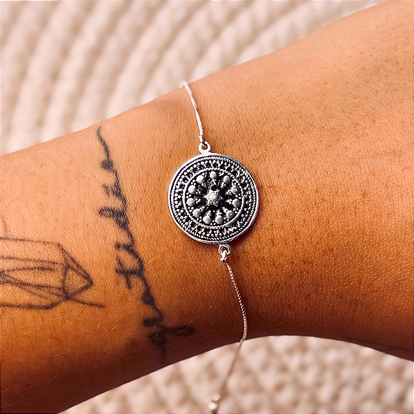 Pulseira Mandala - Prata 925