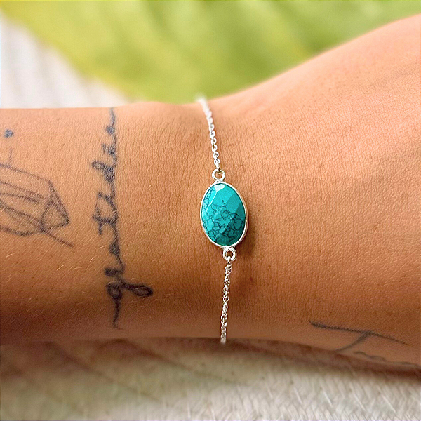 Pulseira Turquesa - Prata 925