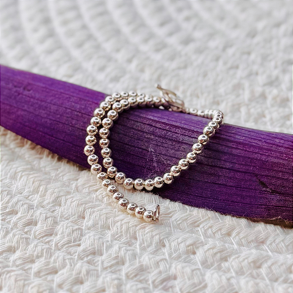 Pulseira Bolinhas - Prata 925
