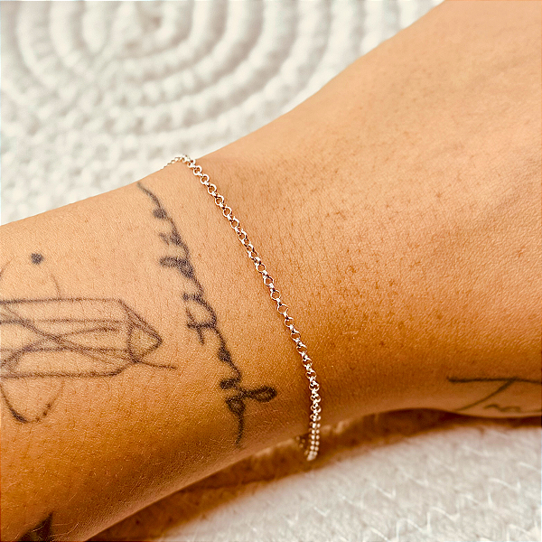 Pulseira Elo Português - Prata 925