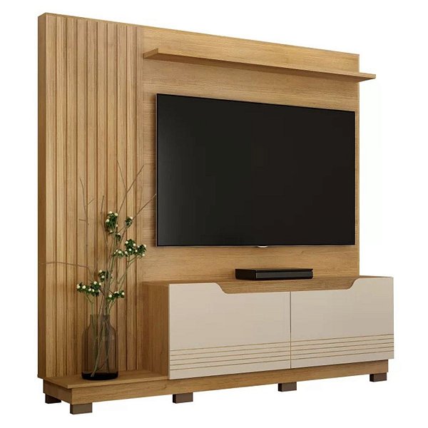Home Santiago p/ TV até 80” Valdemóveis Cinamomo/Off