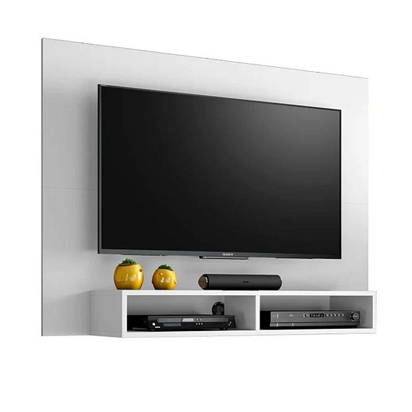 Painel Eros Notável Branco para TV até 43” – Moderno e Compacto