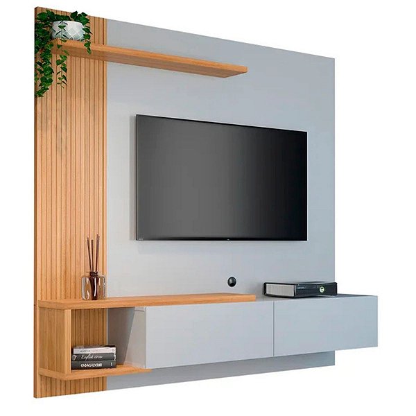 Painel Los Angeles Valdemóveis para TV até 60” Off/Cinamomo