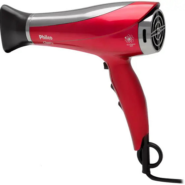 Secador Philco Cherry Íon 2100W Vermelho | Alta Potência
