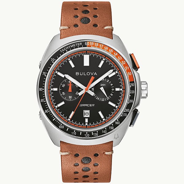 Relogio Bulova Masculino Quartz Racer Chronograph 98B427