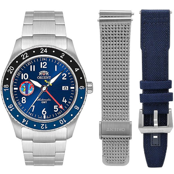 Relógio Orient FAB III GMT - Esquadrilha da Fumaça - Anjos Limited Edition NH3SS004