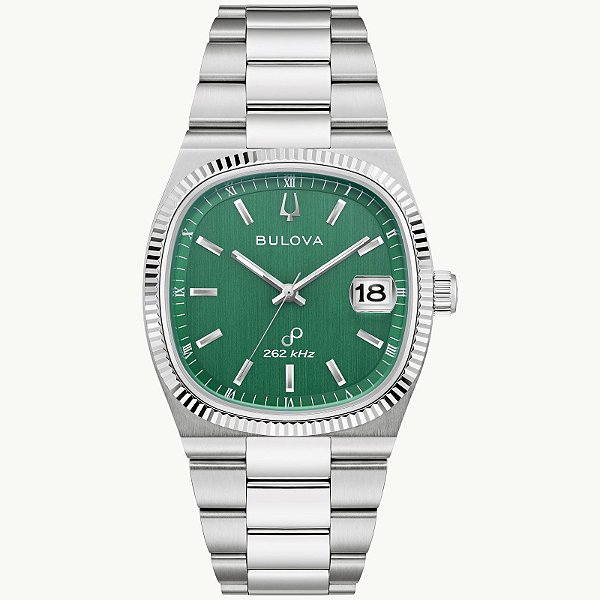 Relogio  Bulova Super Seville Day-Date  Verde 96B439