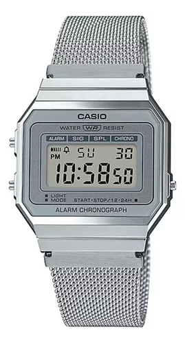 Relógio Casio Vintage Unissex Prata A700wm-7adf