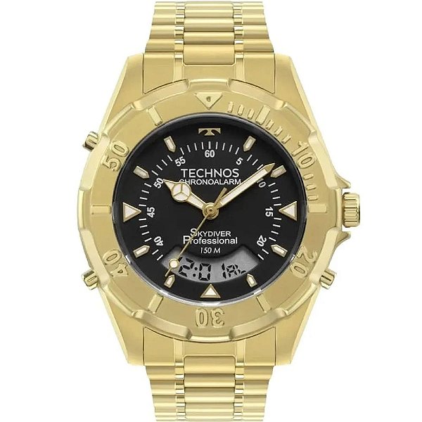 Relógio Technos Masculino Skydiver Dourado - Wt2050AF/1P