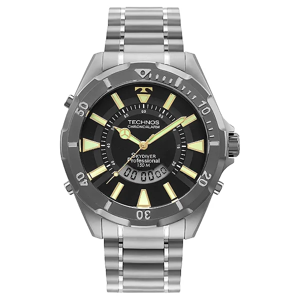 Relógio Technos Masculino Skydiver Wt2050ao/1h Titanium