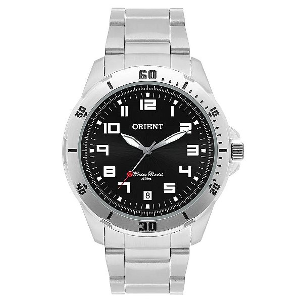 Relógio ORIENT Masculino Preto Analógico MBSS1155A G2SX