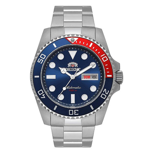 Relógio Orient Automático Submariner Pepsi F49SS026 D1SX