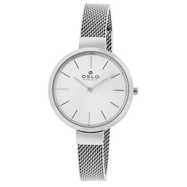 Relógio Oslo Feminino OFBSSS9T0001 S1SX Slim Prateado