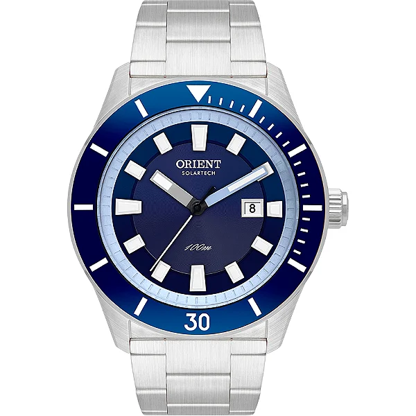 Relogio Orient Solartech Masculino Analogico MBSS1499 D1SX
