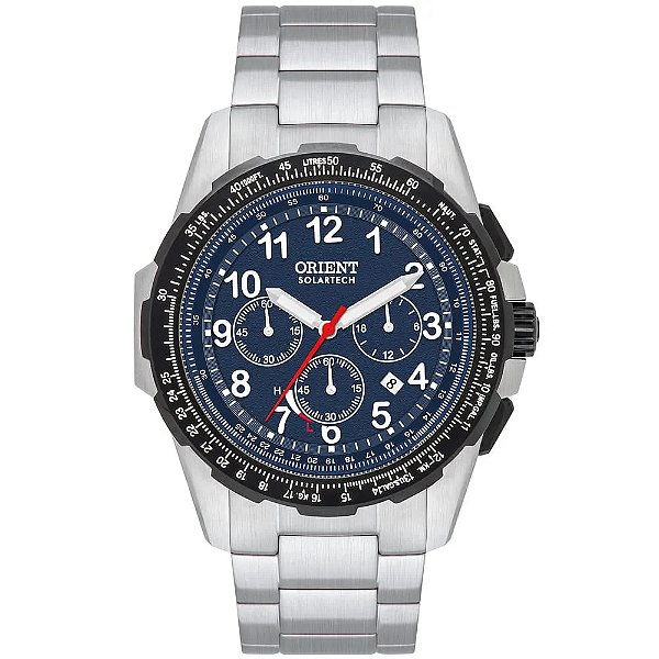 Relógio Orient ST Elite Air Cronógrafo Aviador MBSSC289 D2SX