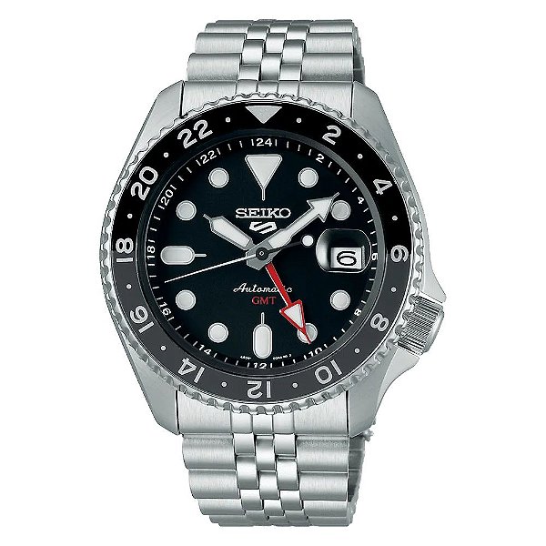Relógio Seiko 5 Sports GMT SSK001B1 Automático P1SX - Bruce Wayne