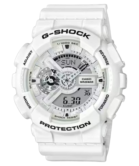 Relógio CASIO G-SHOCK masculino anadigi GA-110MW-7ADR