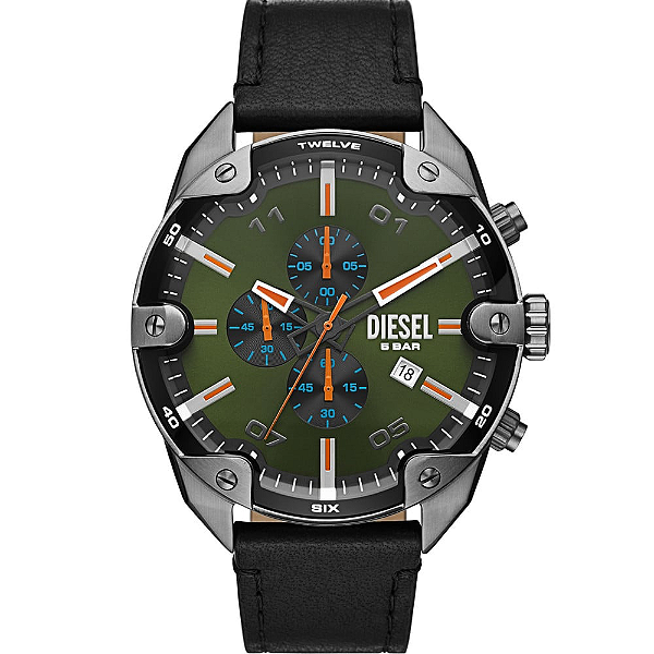 Relógio DIESEL Masculino Spiked DZ4626B1 E2PX