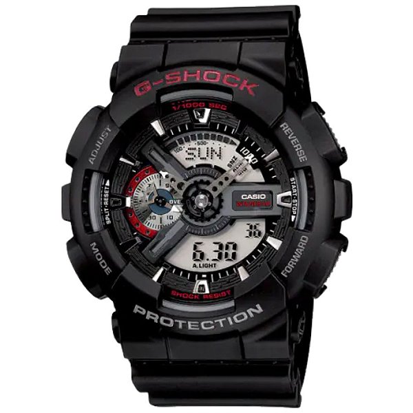 Relógio Casio Masculino Anadigi G-Shock GA-110-1ADR