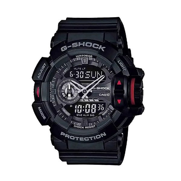 Relogio Casio Masculino G-shock Preto GA-400-1BDR