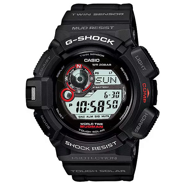 Relogio Casio Masculino G-shock Preto G-9300-1DR