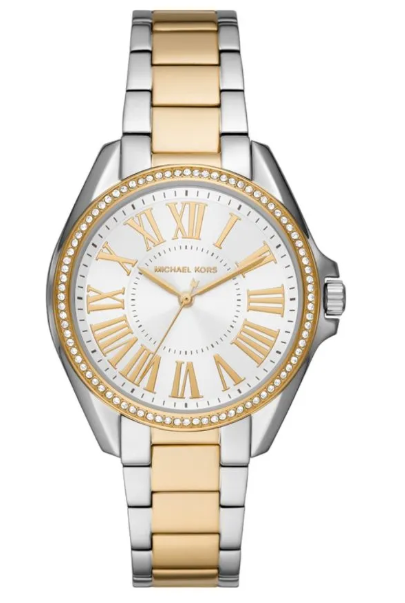 Relógio  Feminino Michael Kors Prata Dourado C/ STRASS MK6931 / 1KN