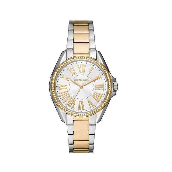 Relógio Feminino Michael Kors Prata Dourado C/ STRASS MK6931 / 1KN