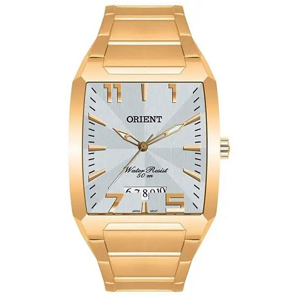 Relógio Pulso Orient Masculino Dourado GGSS1007 S2KX