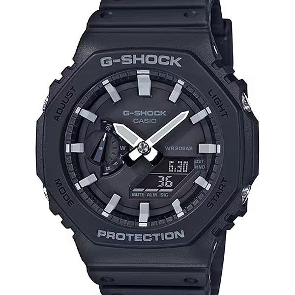 Relógio Casio Masculino Preto G-Shock Original GA-2100-1ADR