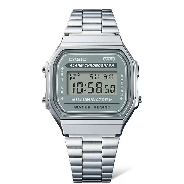 Relógio Unisex Casio Vintage Verde  A168WA-3AYDF