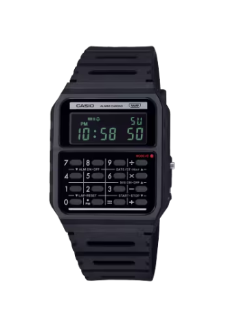 Relógio Casio Vintage Calculadora CA-53WB-1BDF Preto