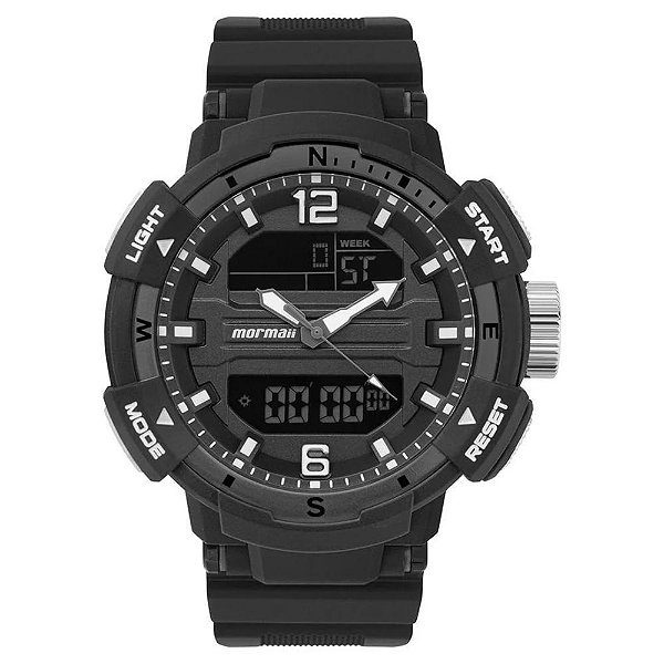 Relógio Mormaii Masculino Action Preto - MOBJ4097/8C