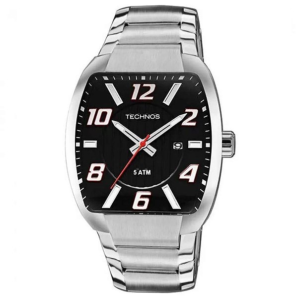 Relógio Technos Masculino Racer Prata 2115KLL/1P