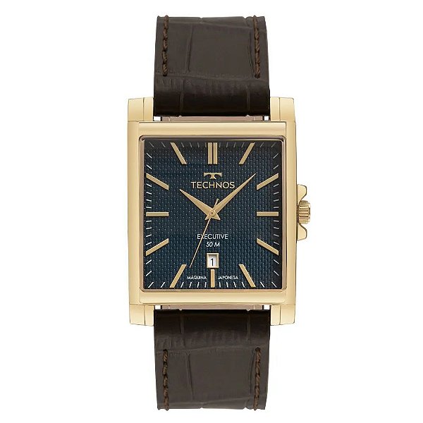 Relógio Technos Masculino Executive Dourado 2115TVM/0A