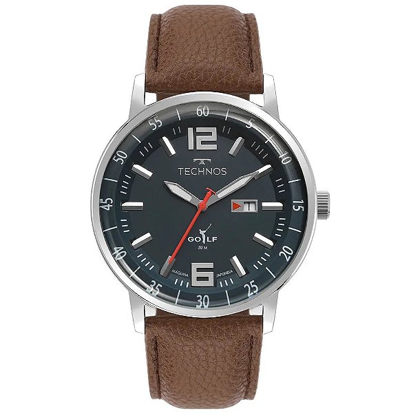 Relógio Technos Masculino Golf Prata 2115TVP/0A