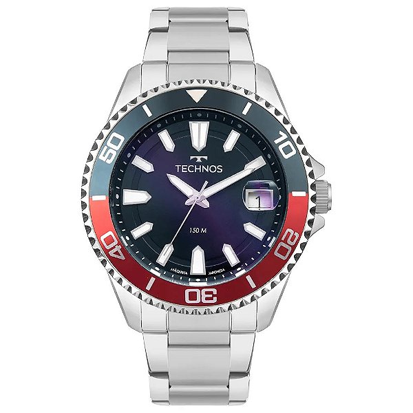 Relógio Technos Masculino Acqua Prata 2415EJ/1A