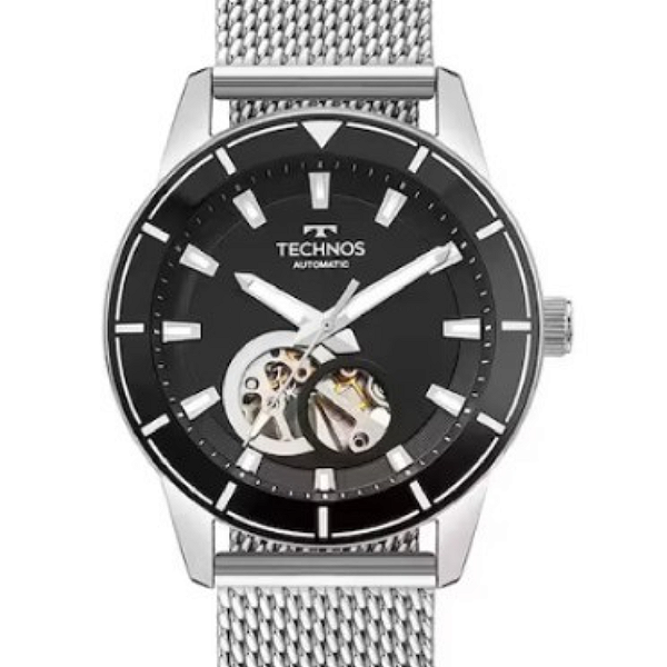 Relógio Technos Automático Masculino Open Heart G3265ZHAA/1P