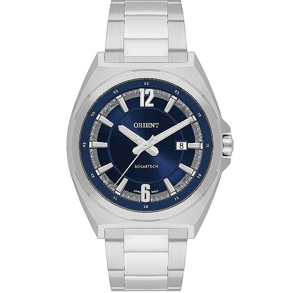 Relógio Orient Masculino Solar Azul MBSS1491 D2SX